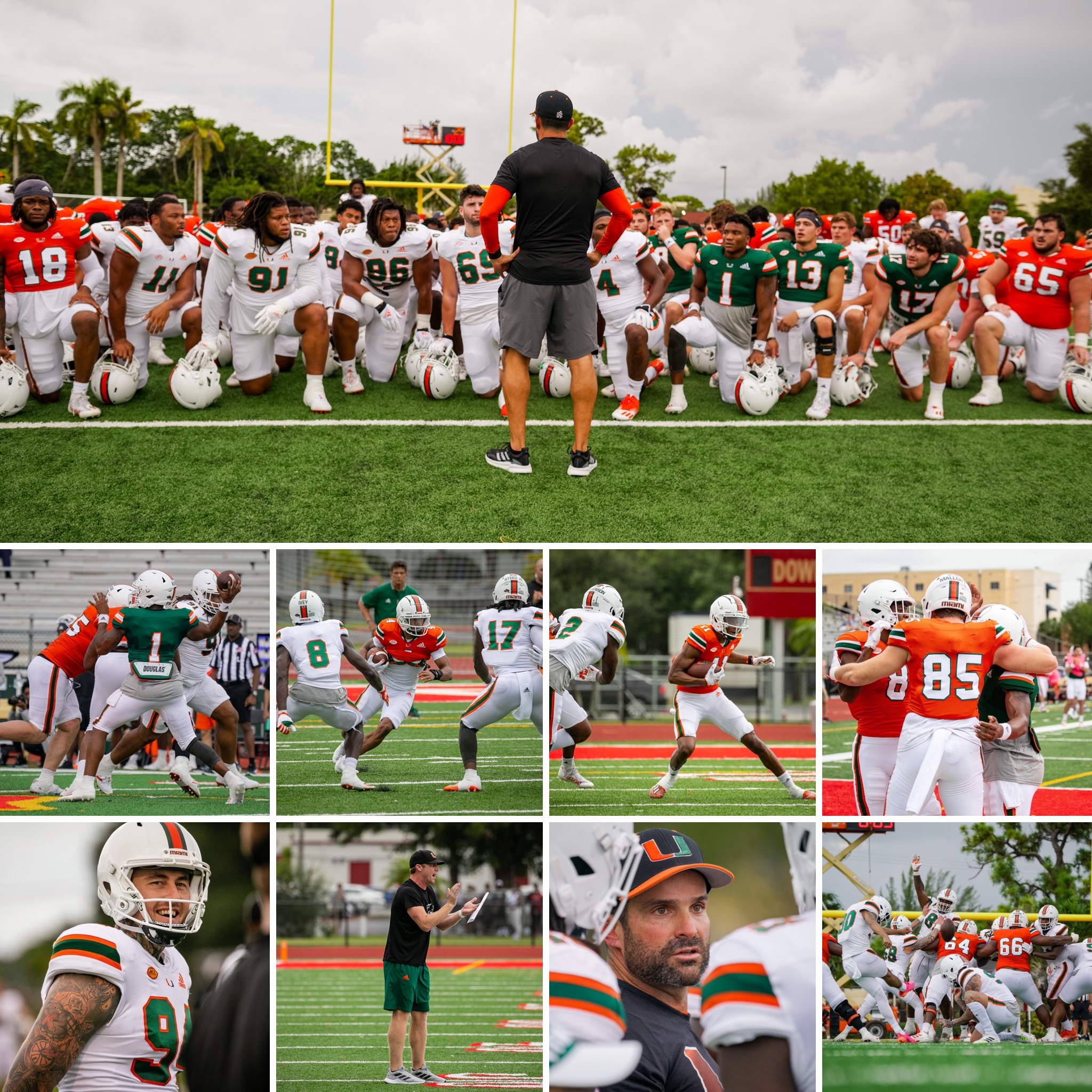 Fall training camp scrimmage: QB D’Eriq King shines for Miami