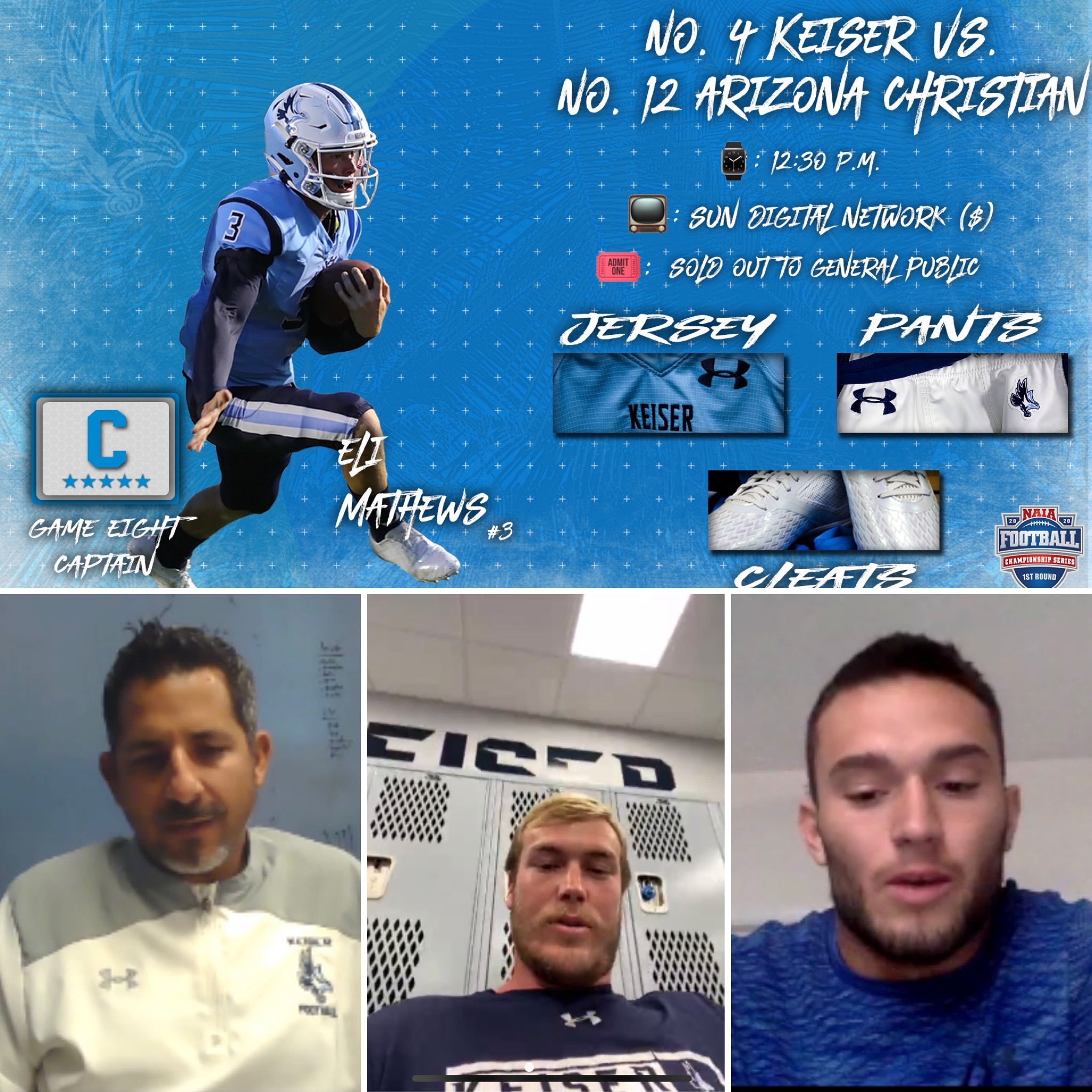 NAIA playoff preview: No. 4 Keiser looks to excel against No. 12 Arizona Western