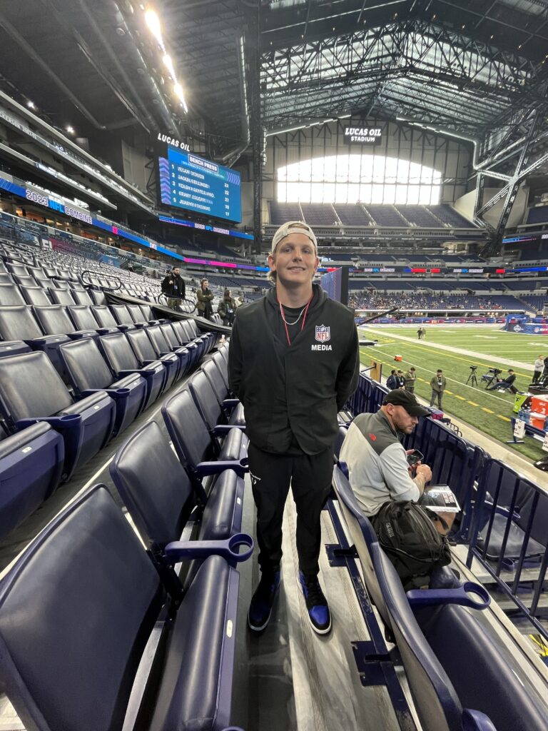 NFL Combine Preps At Lucas Oil Stadium