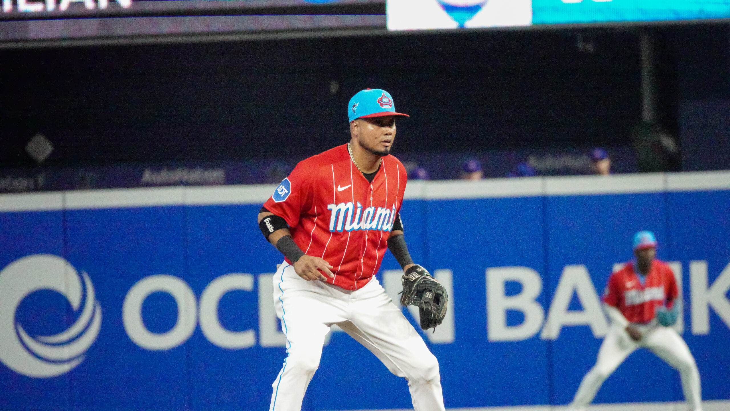 Miami Marlins 2B Luis Arraez impressed at the All-Star Game.