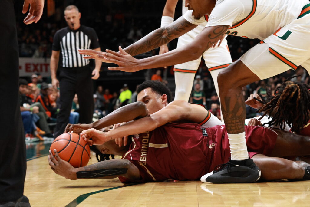 Florida State Rains on Miami’s Parade in a Heated ACC-Rivalry Matchup, 80-65