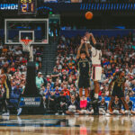 Texas Tech G Jaylen Petty rises for a jumper